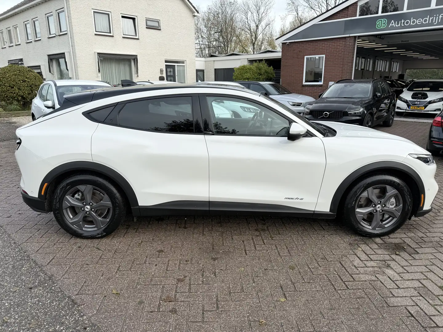 Ford Mustang Mach-E RWD 75 kWh Panoramadak, Leer,  Trekhaak, 360 camer Wit - 2