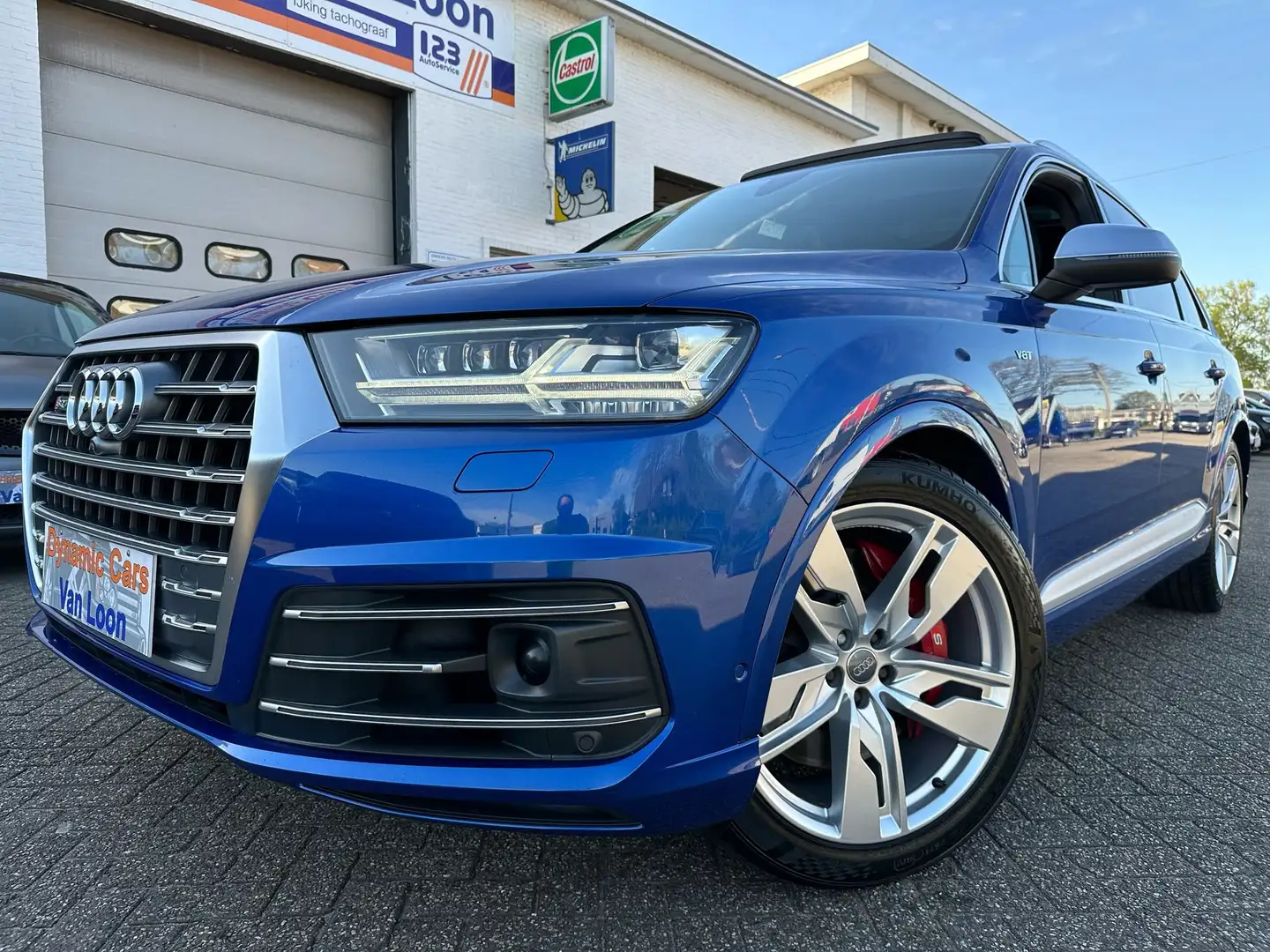 Audi SQ7 4.0 TDi V8 Tiptronic LichteVracht Full-Option Bleu - 1