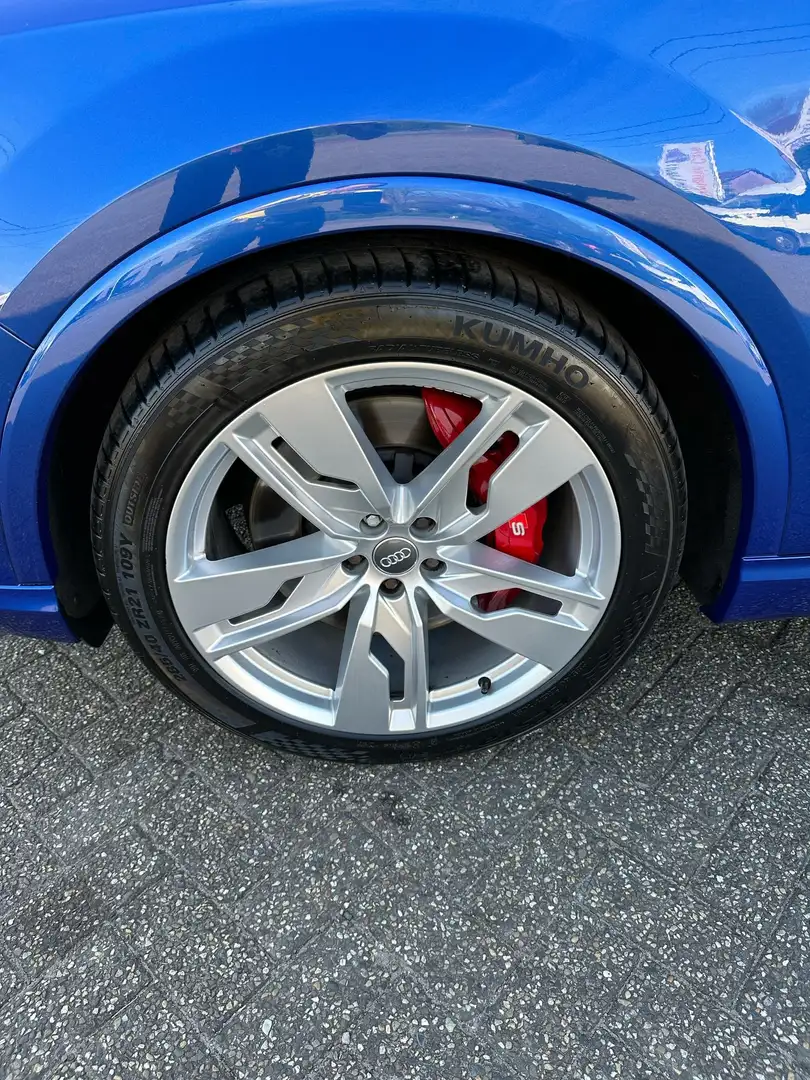 Audi SQ7 4.0 TDi V8 Tiptronic LichteVracht Full-Option Bleu - 2
