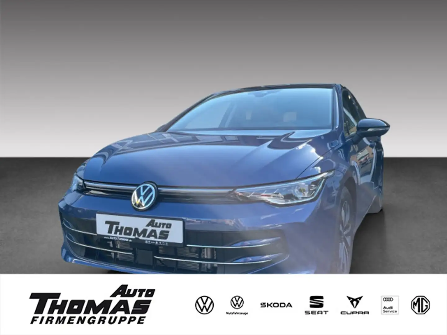 Volkswagen Golf 1.5 eTSI DSG Goal AHK Navi Pano Blau - 1