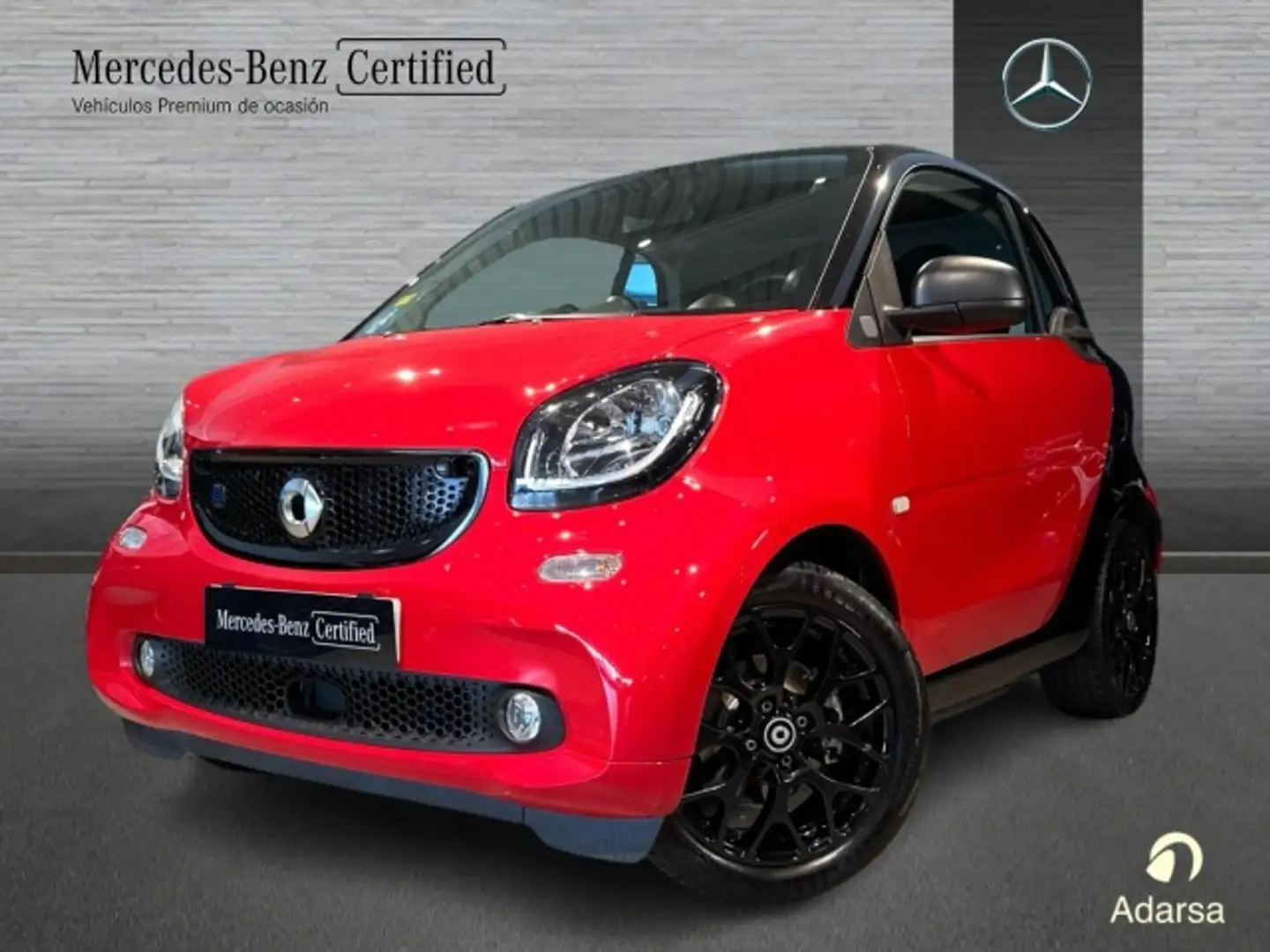 smart forTwo Coupé EQ Rouge - 1