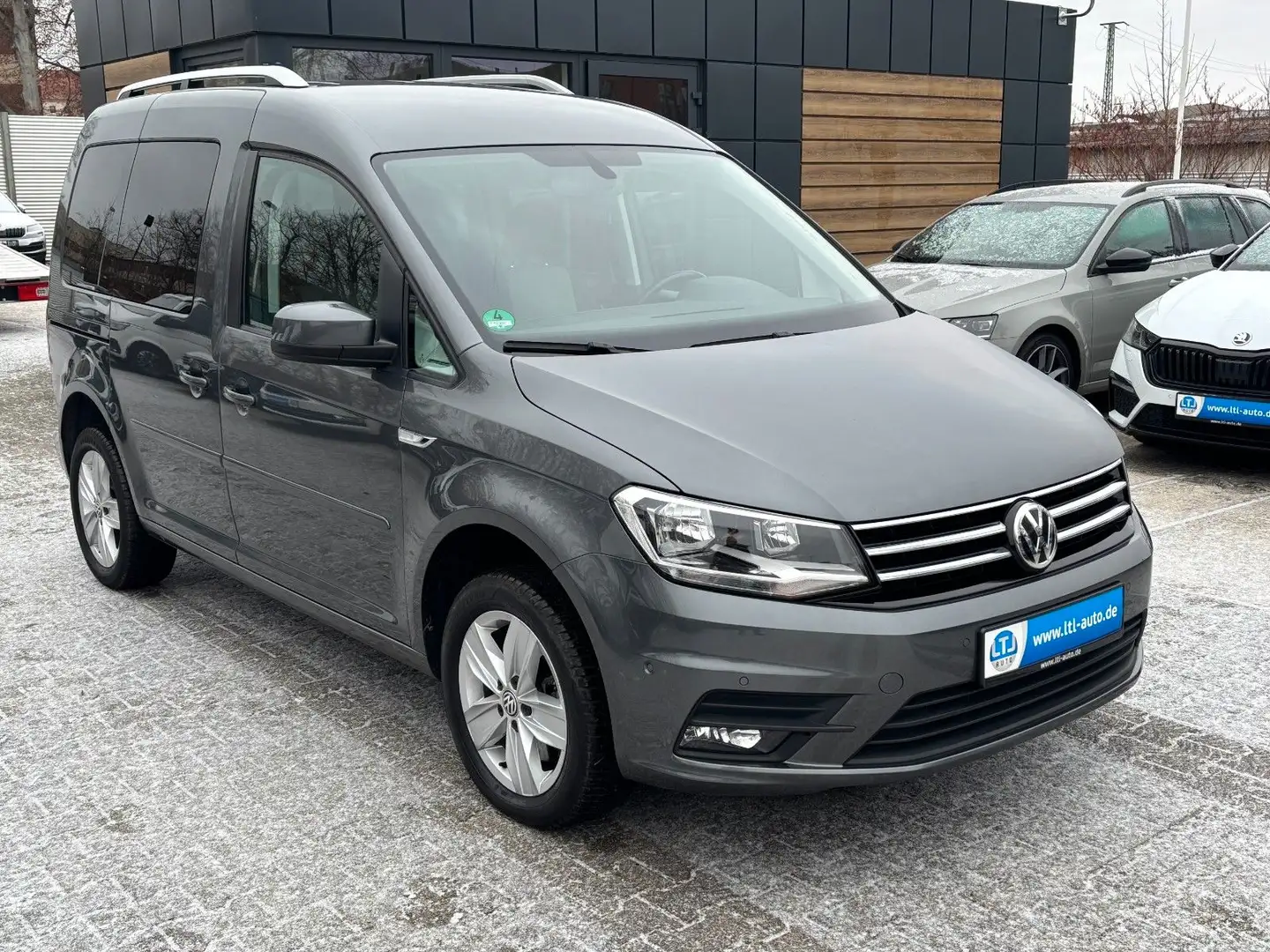 Volkswagen Caddy 1.4TSI 125Comfortline Navi PDC SH Tempomat Gris - 1