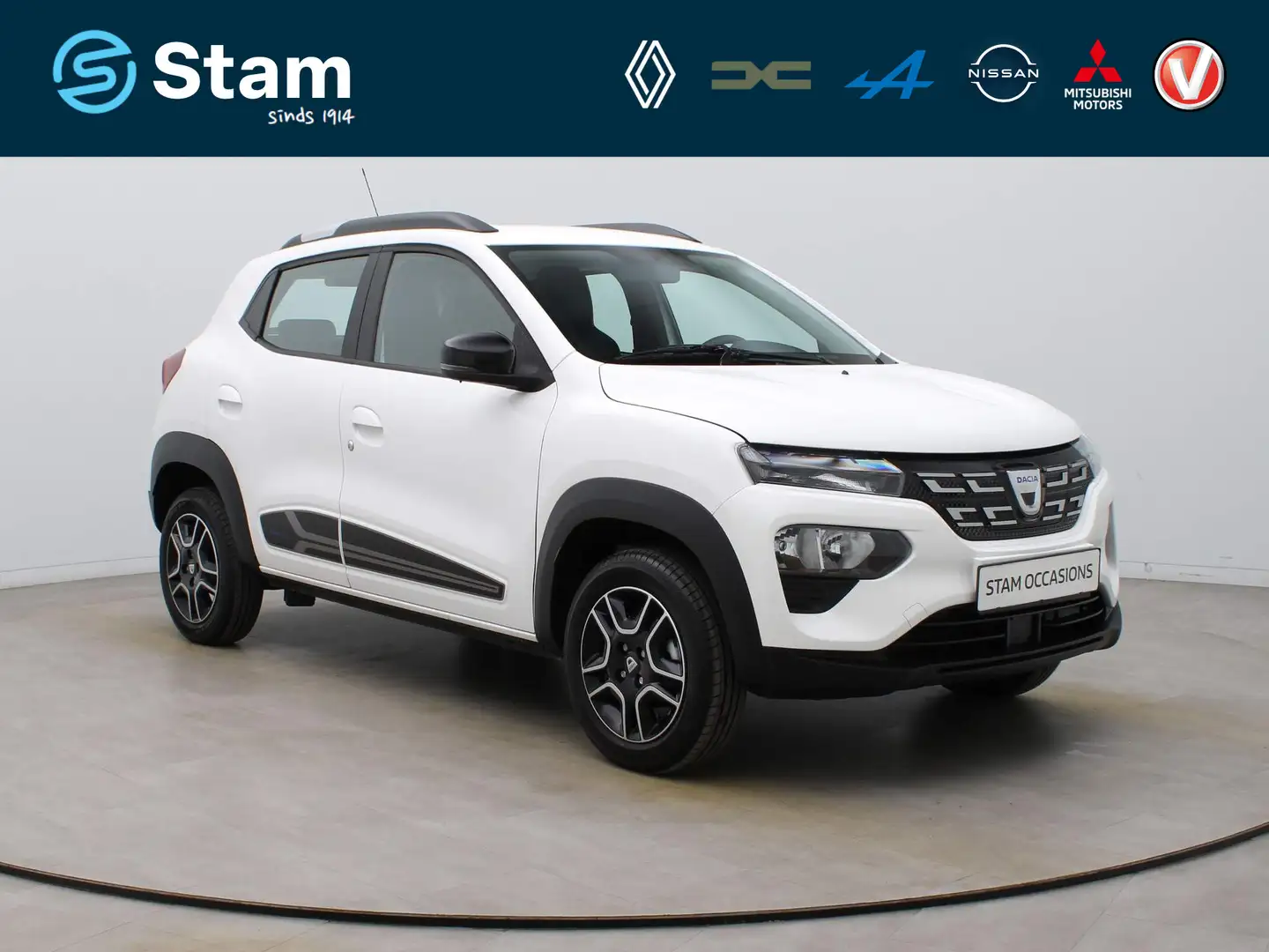 Dacia Spring Comfort 27 kWh Airco | Bluetooth | Elektrische ram Blanc - 1
