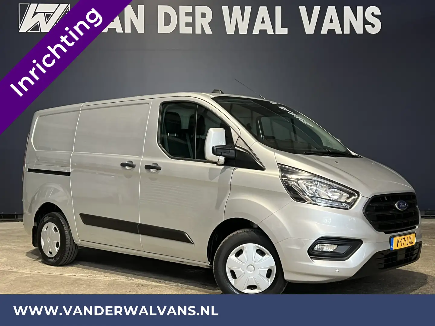 Ford Transit Custom 2.0 TDCI 131pk L1H1 Inrichting Euro6 Airco | Navig Plateado - 1