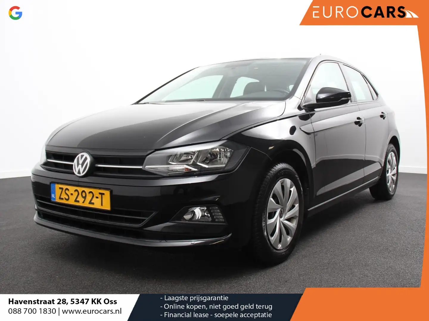 Volkswagen Polo 1.0 TSI Comfortline Navi Carplay Airco Adaptive Cr Noir - 1