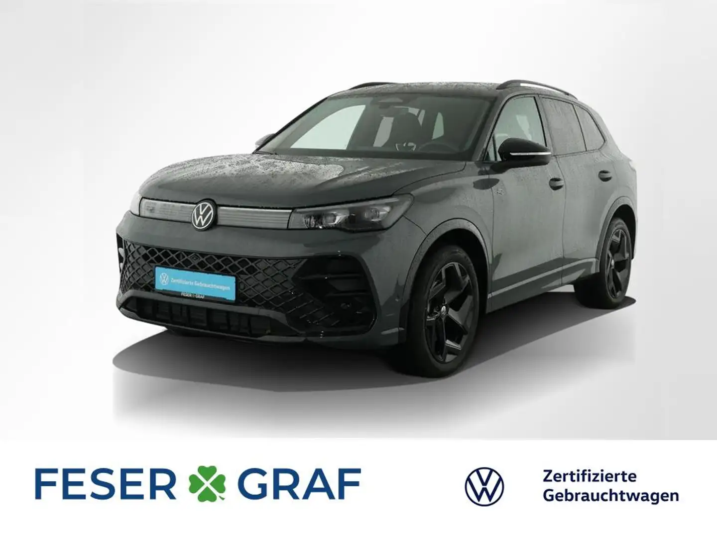 Volkswagen Tiguan R-Line 2.0 TDI DSG Navi AHK BlackStyle Grau - 1