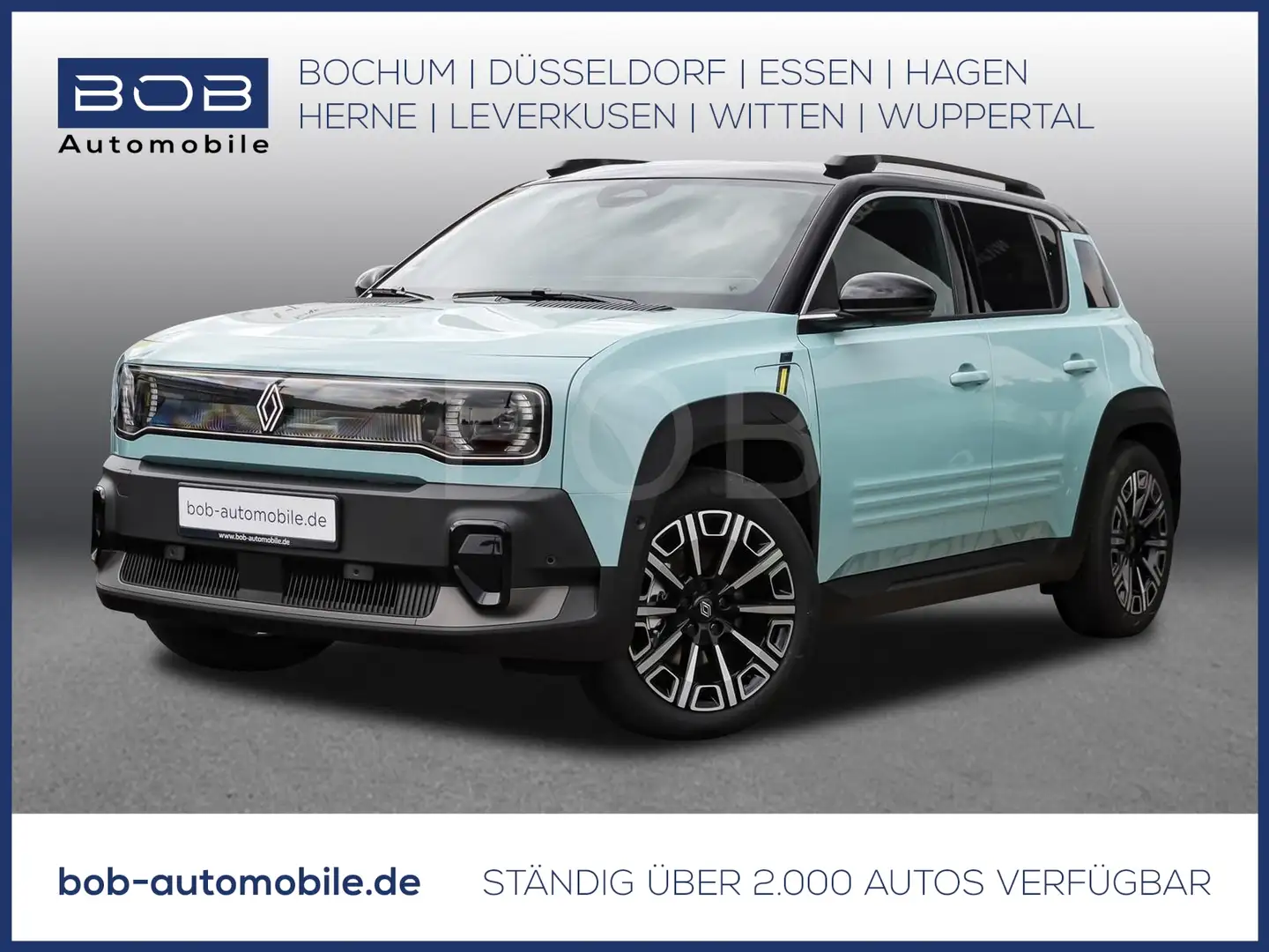 Renault R 4 E-Tech Iconic 150 Comfort Range NAVI 8-fach bereift Grün - 1