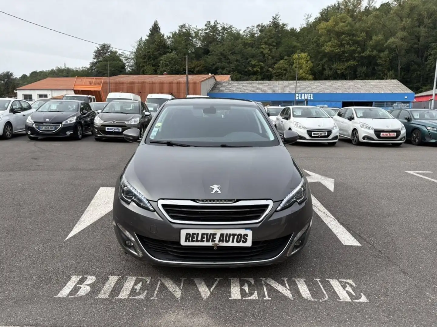 Peugeot 308 II 1.6 BlueHDi 120ch Allure Business EAT6 Gris - 1