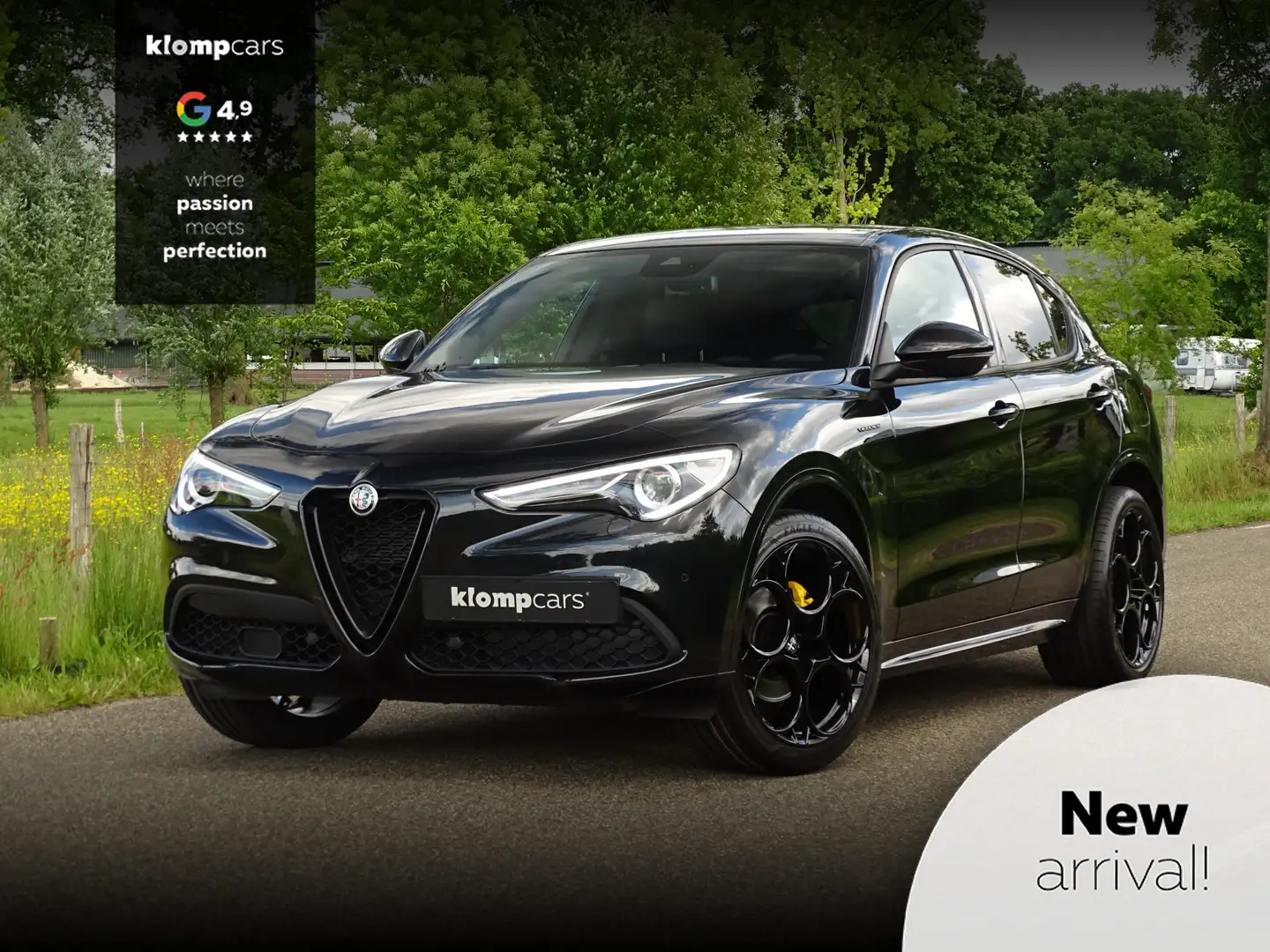Alfa Romeo Stelvio 2.0 T AWD Veloce | Ad.Onderstel | BTW | TI-dif. | Schwarz - 1