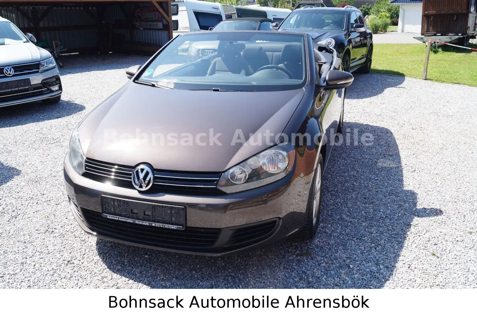 Volkswagen Golf VI Cabriolet I.Hand TÜV NEU Klima Brun - 2