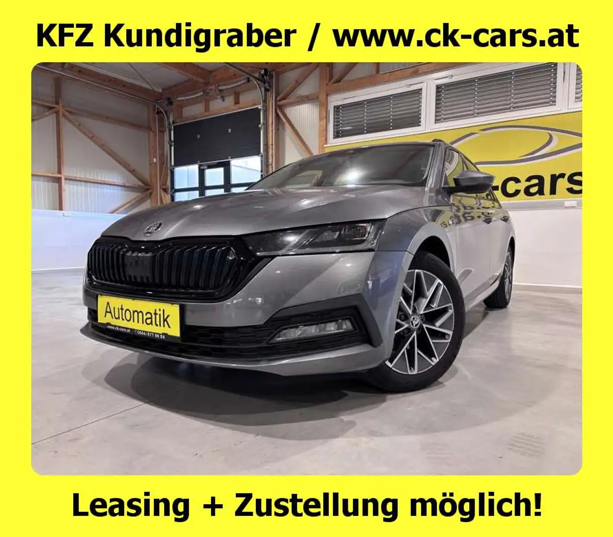 Skoda Octavia 2,0DSG BLACK EDITION MATRIX BEAM VIRTUAL COCKPIT ANHÄNGEKUPPLUNG Grau - 1