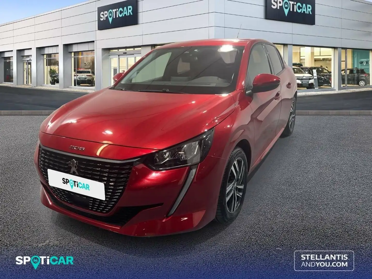 Peugeot 208 1.6BlueHDi Allure 100 Gris - 1