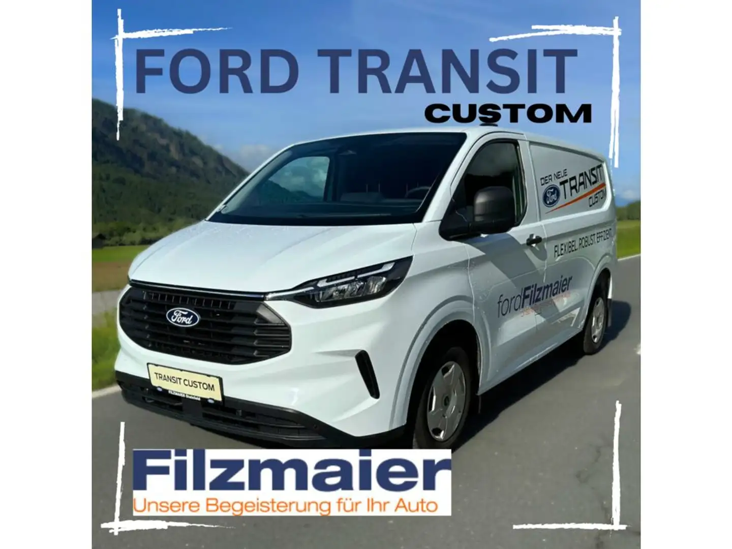 Ford Transit Custom 320 L1 Trend FWD Weiß - 1