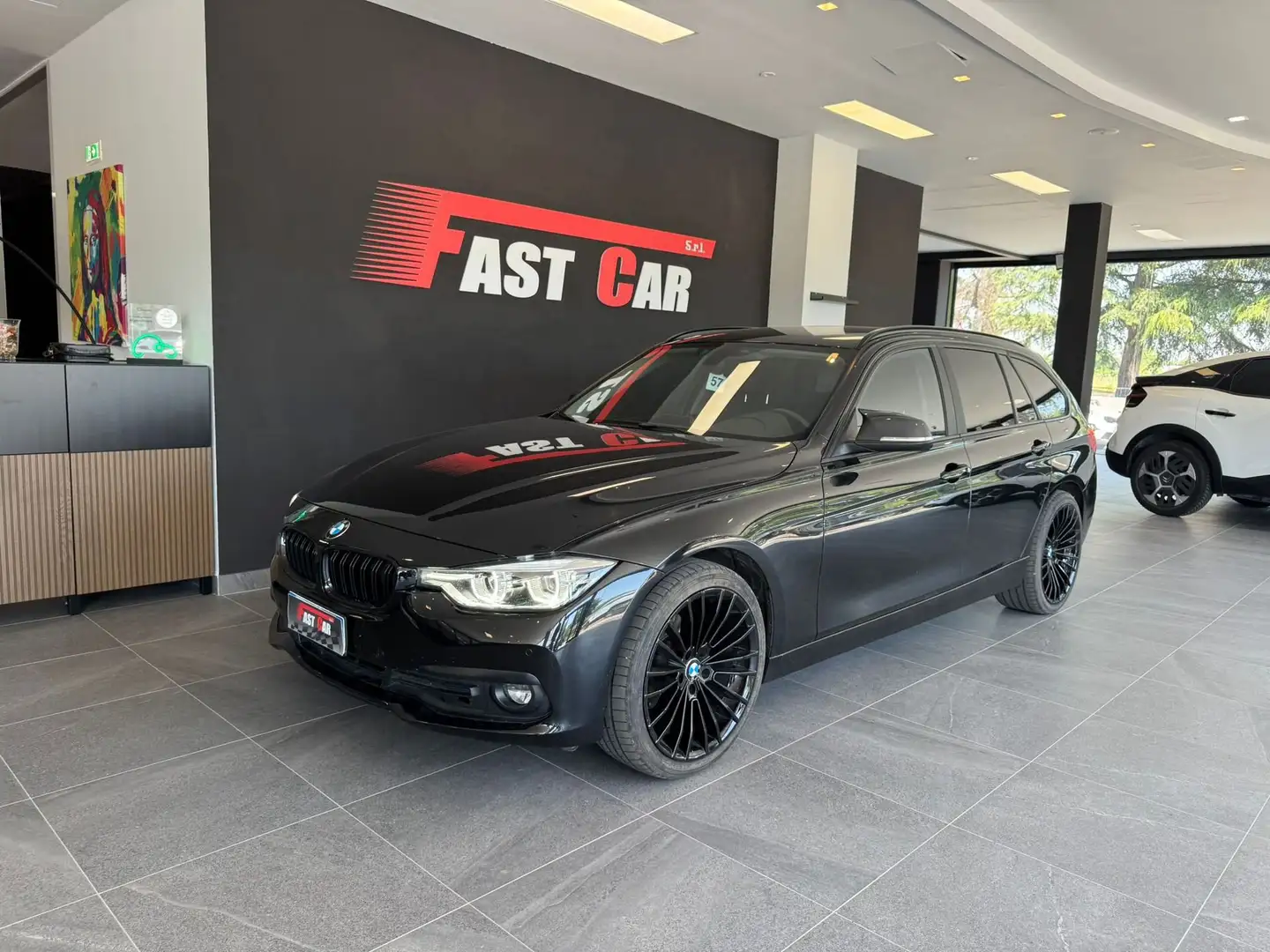 BMW 318 318d  Business Advantage aut. Noir - 1