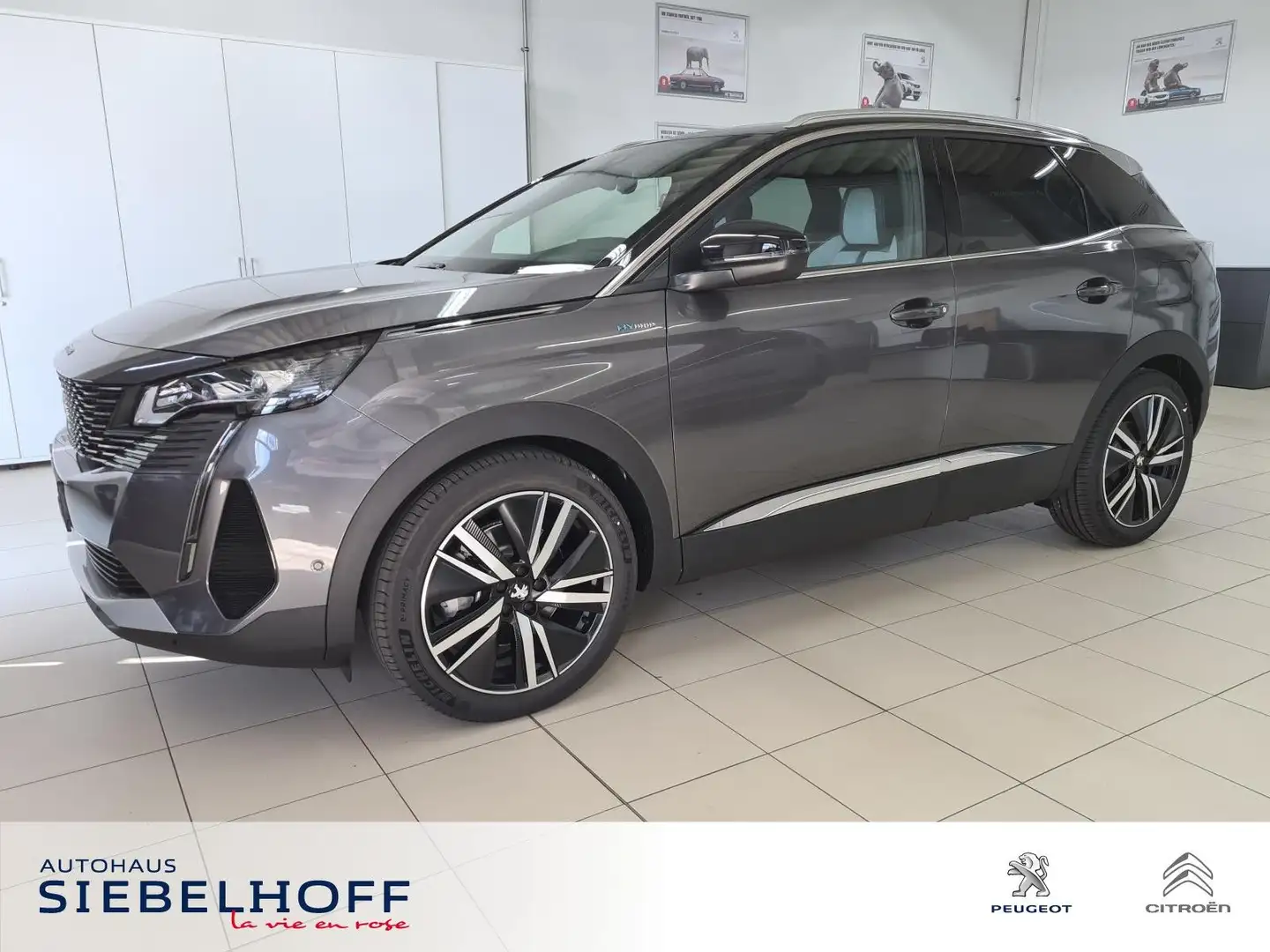 Peugeot 3008 GT Pack HYBRID 225 e-EAT8 *NAV*ACC*LED*Nigh Grau - 1