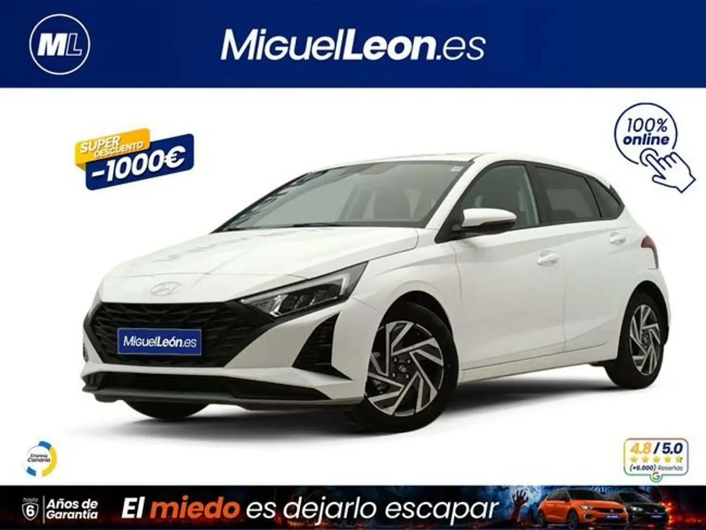 Hyundai i20 1.2 MPI Klass Blanco - 1