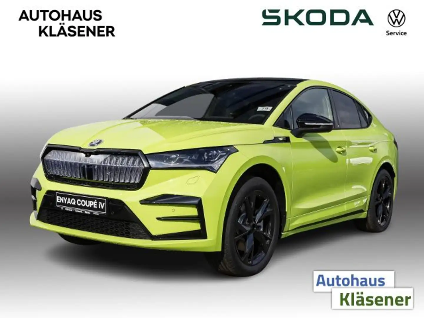 Skoda Enyaq Coupé RS Bluetooth Head Up Display Navi LED Verde - 2