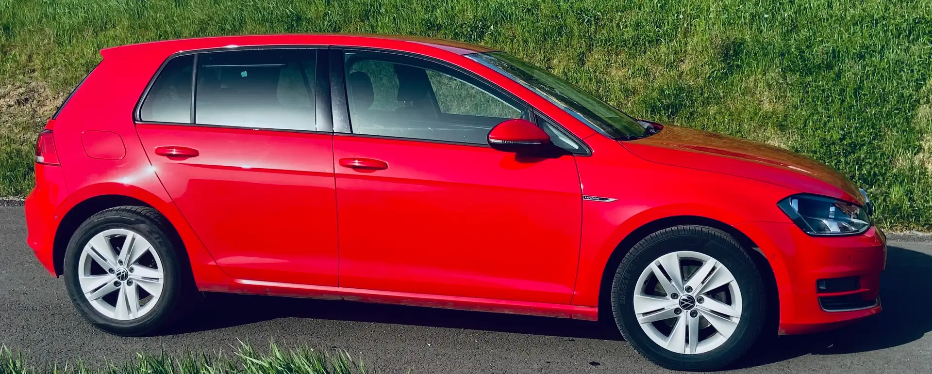 Volkswagen Golf Golf Lounge 1,6 BMT TDI DSG Lounge Rot - 1
