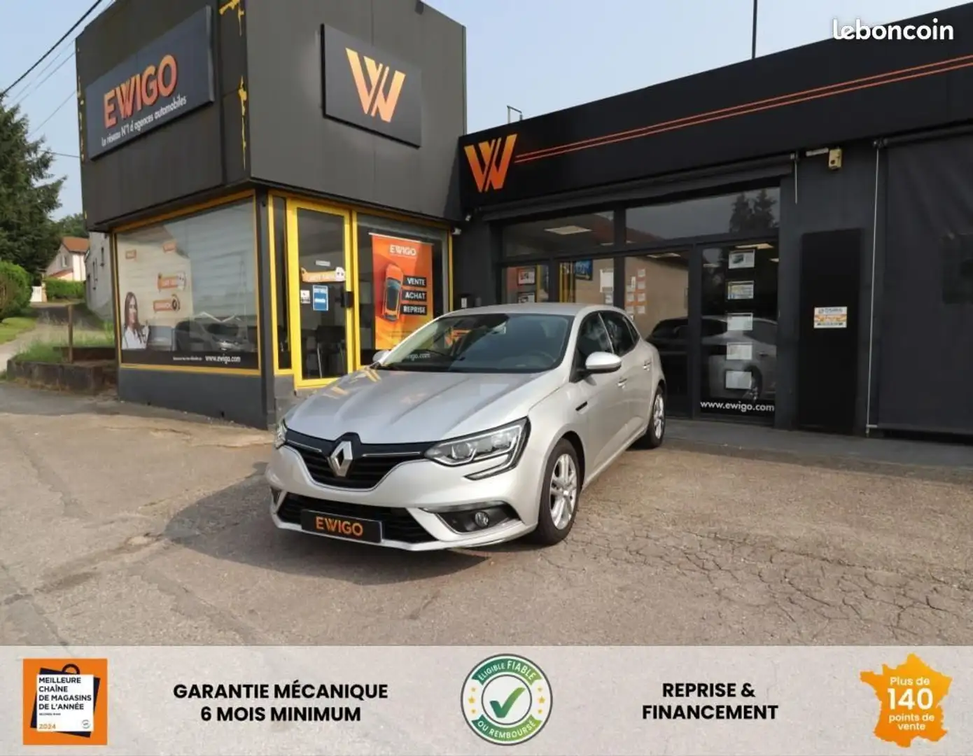 Renault Megane Mégane 1.5 BLUEDCI 115 CH BUSINESS %2B CARPLAY Gris - 1