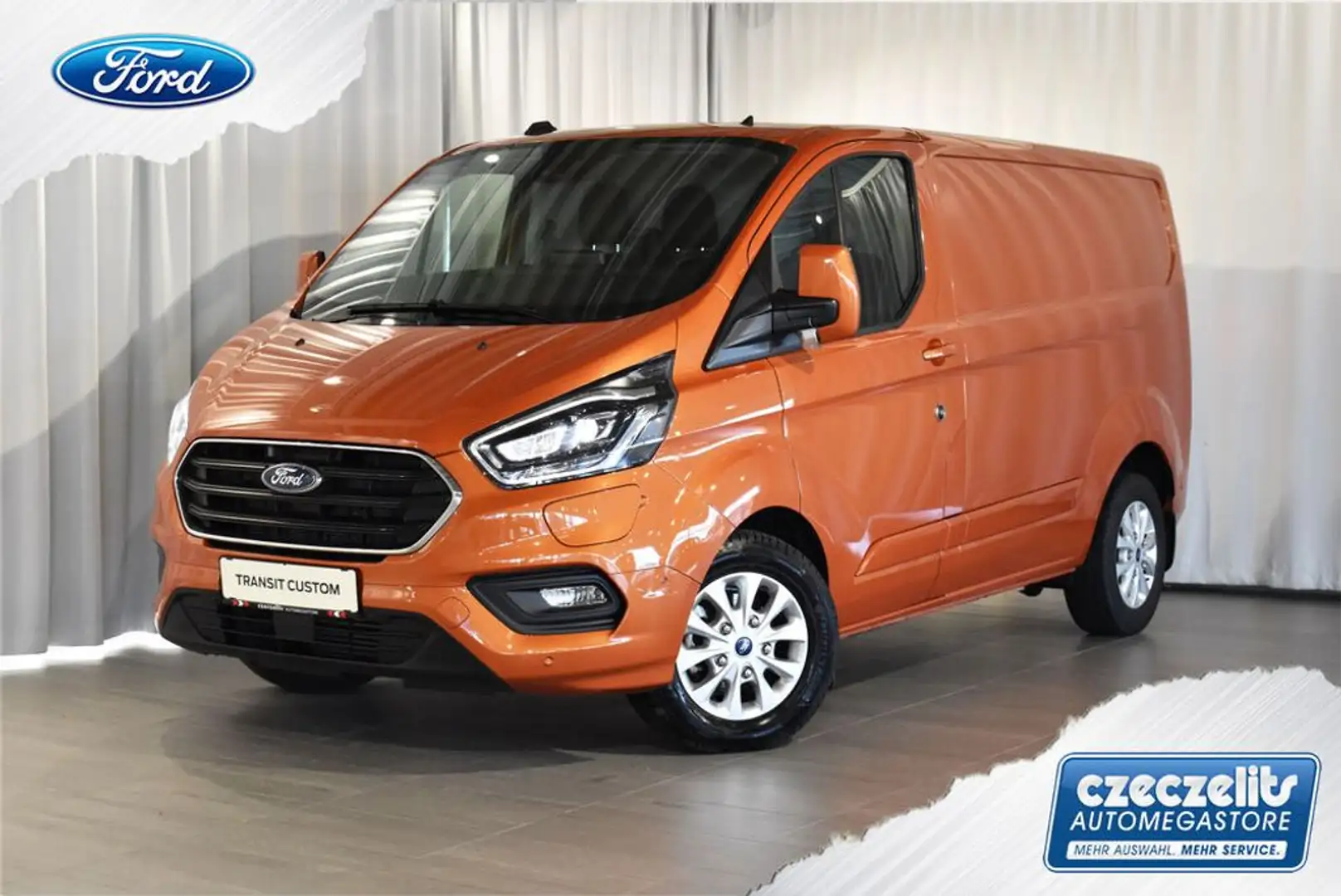 Ford Transit Custom Kasten 1,0 PHEV L1H1 340 Limited Orange - 1