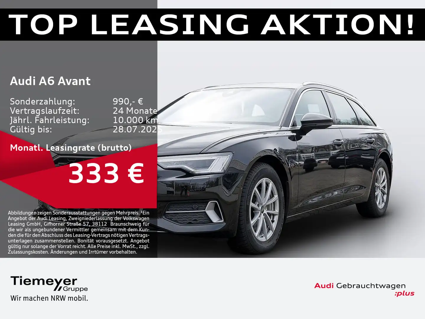 Audi A6 45 TFSI Q ADVANCED MATRIX SITZBELÜFT LM Schwarz - 1