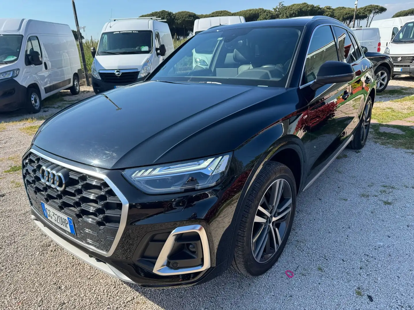 Audi Q5 50E-tfsi S-linePlus Quattro AUT/PELLE/TETTO/UNIPRO Nero - 2