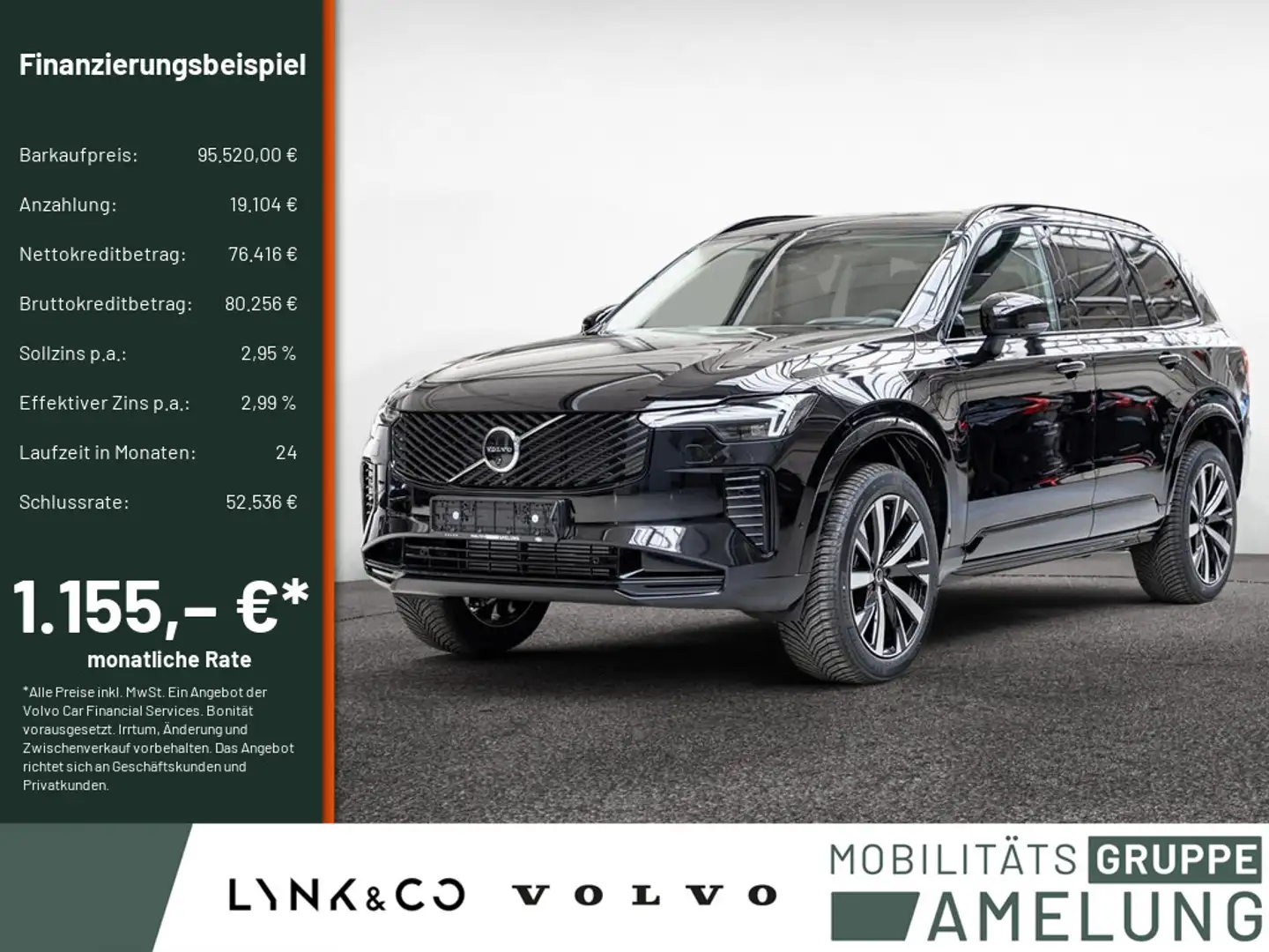Volvo XC90 T8 AWD Plus Dark 360° 7-SITZER FACEL. Negro - 1