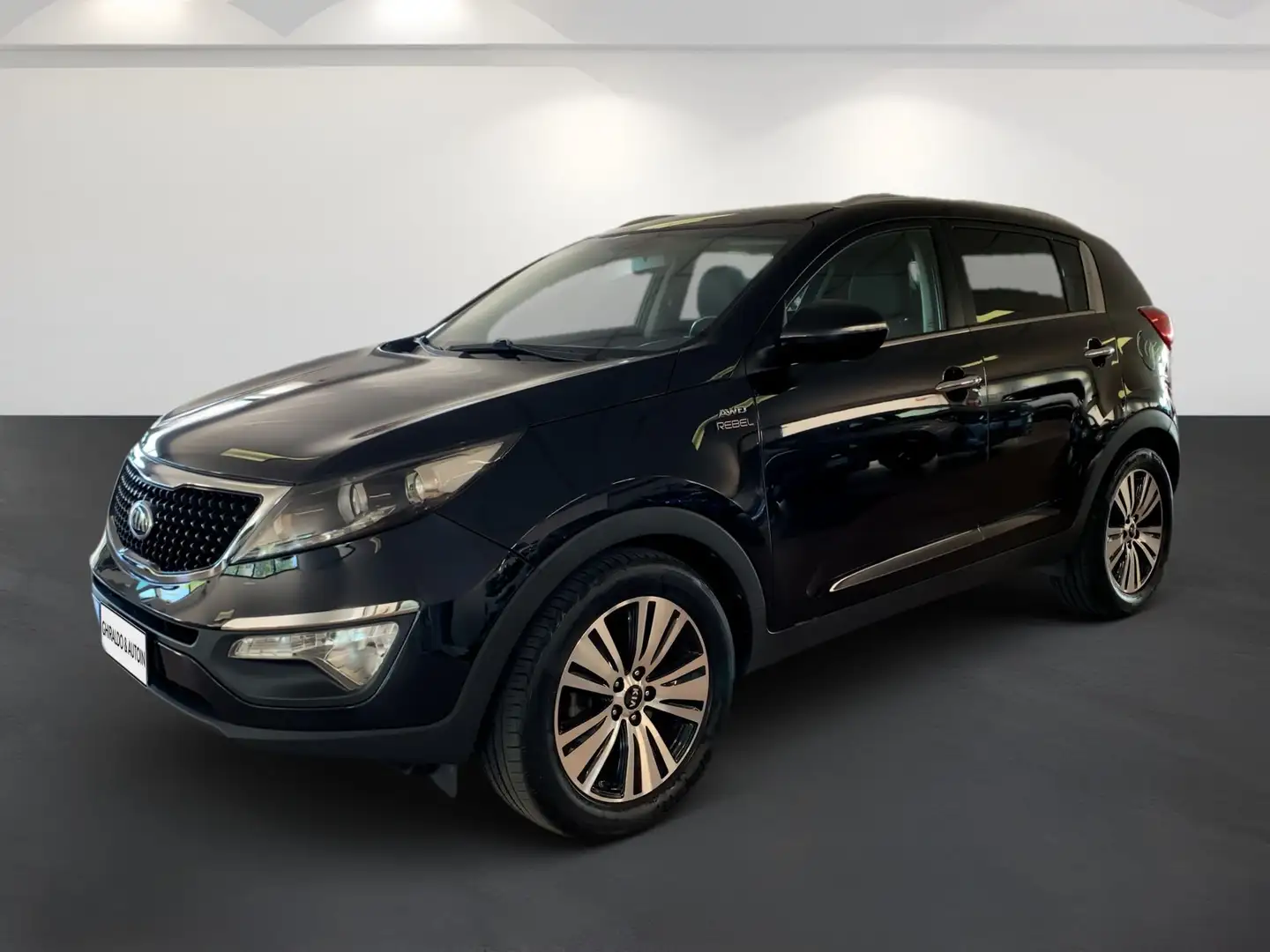 Kia Sportage III 2.0 crdi Rebel Awd 184cv auto Zwart - 1