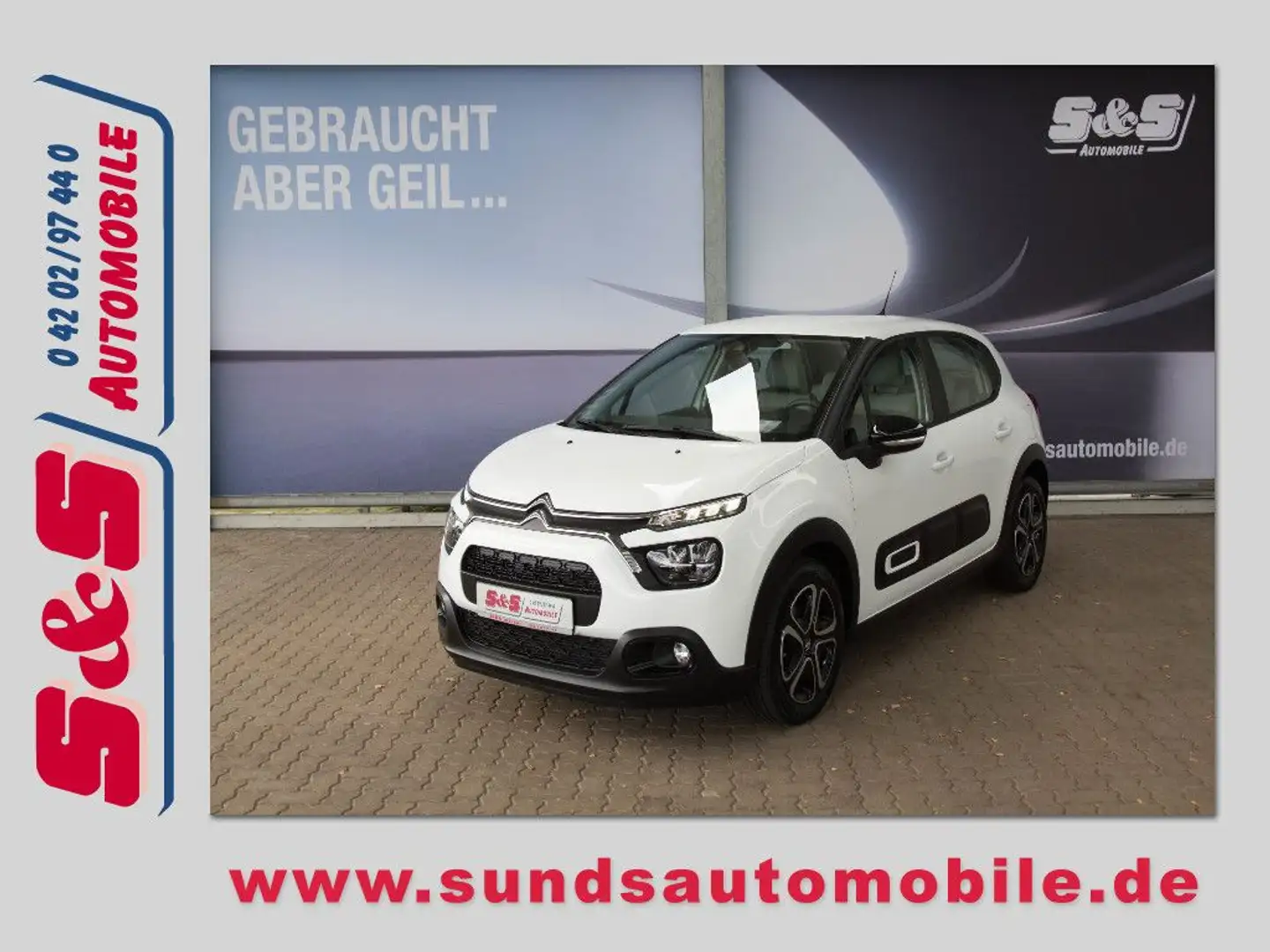 Citroen C3 Aircross 1.2 PureTech 110 Feel Pack LED/SHZG/ Blanc - 1