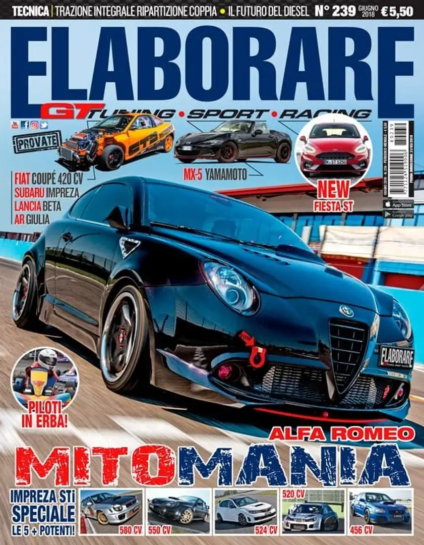 Alfa Romeo MiTo MiTo 1.4 tb Distinctive Sport Pack 155cv Negro - 1