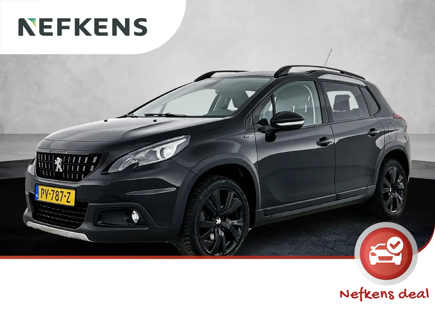 Peugeot 2008 1.2 PureTech GT-line Achteruitrijcamera | Parkeers Zwart - 1