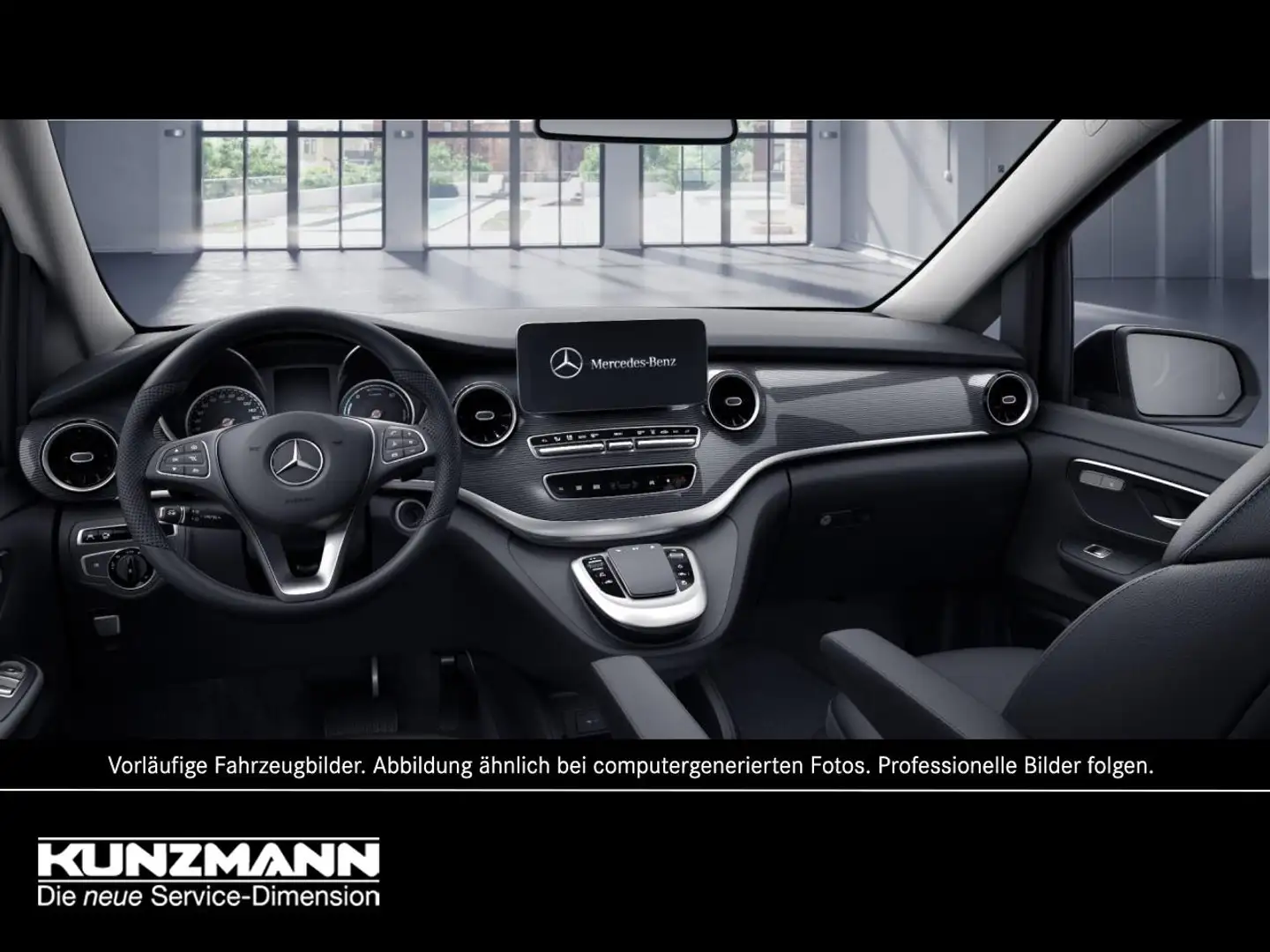Mercedes-Benz EQV 300 AVANTGARDE Lang Edition2023 Panorama Blau - 2
