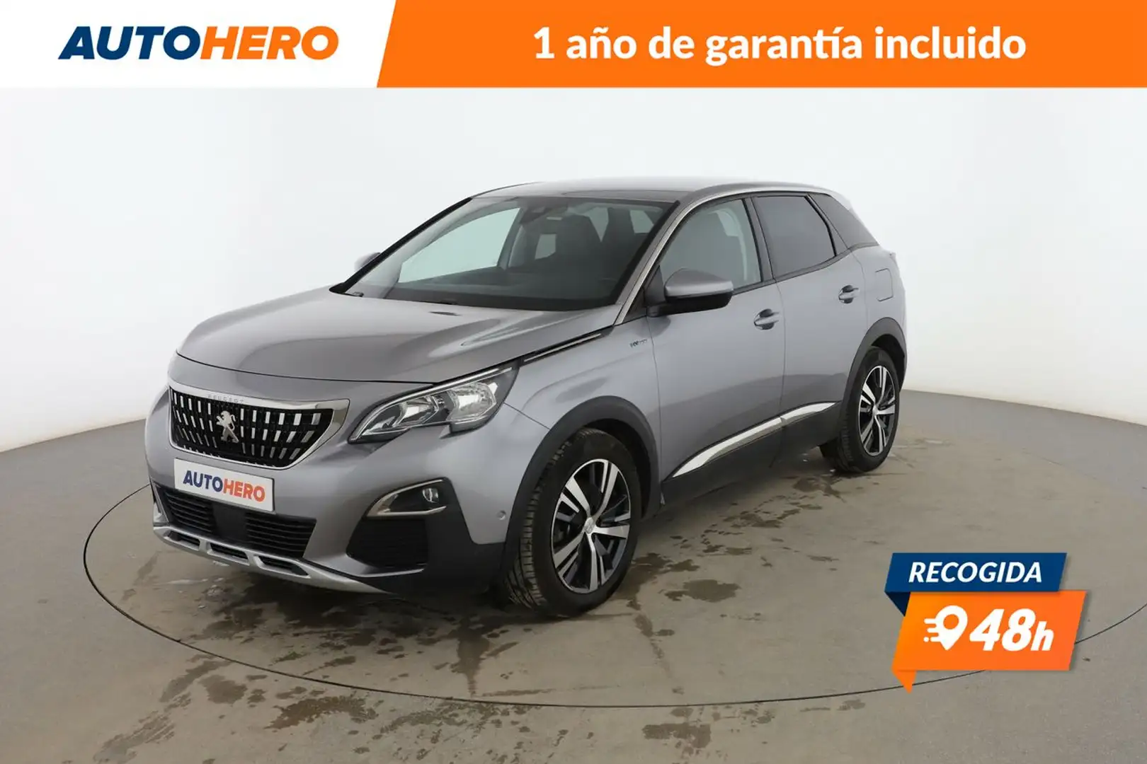 Peugeot 3008 1.6 Hybrid 225 Allure Gris - 1