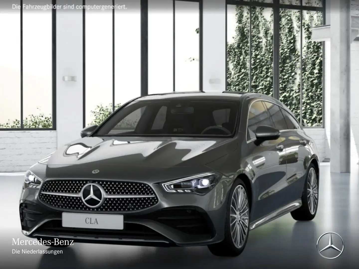 Mercedes-Benz CLA 200 AMG+PANO+360°+MULTIBEAM+STHZG+TOTW+7G Gris - 2