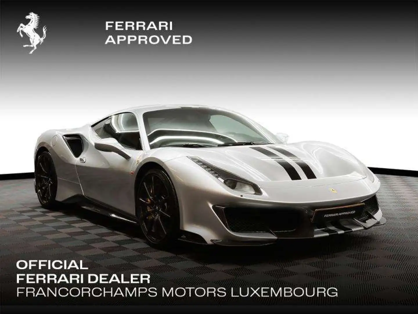 Ferrari 488 Pista Grey - 1