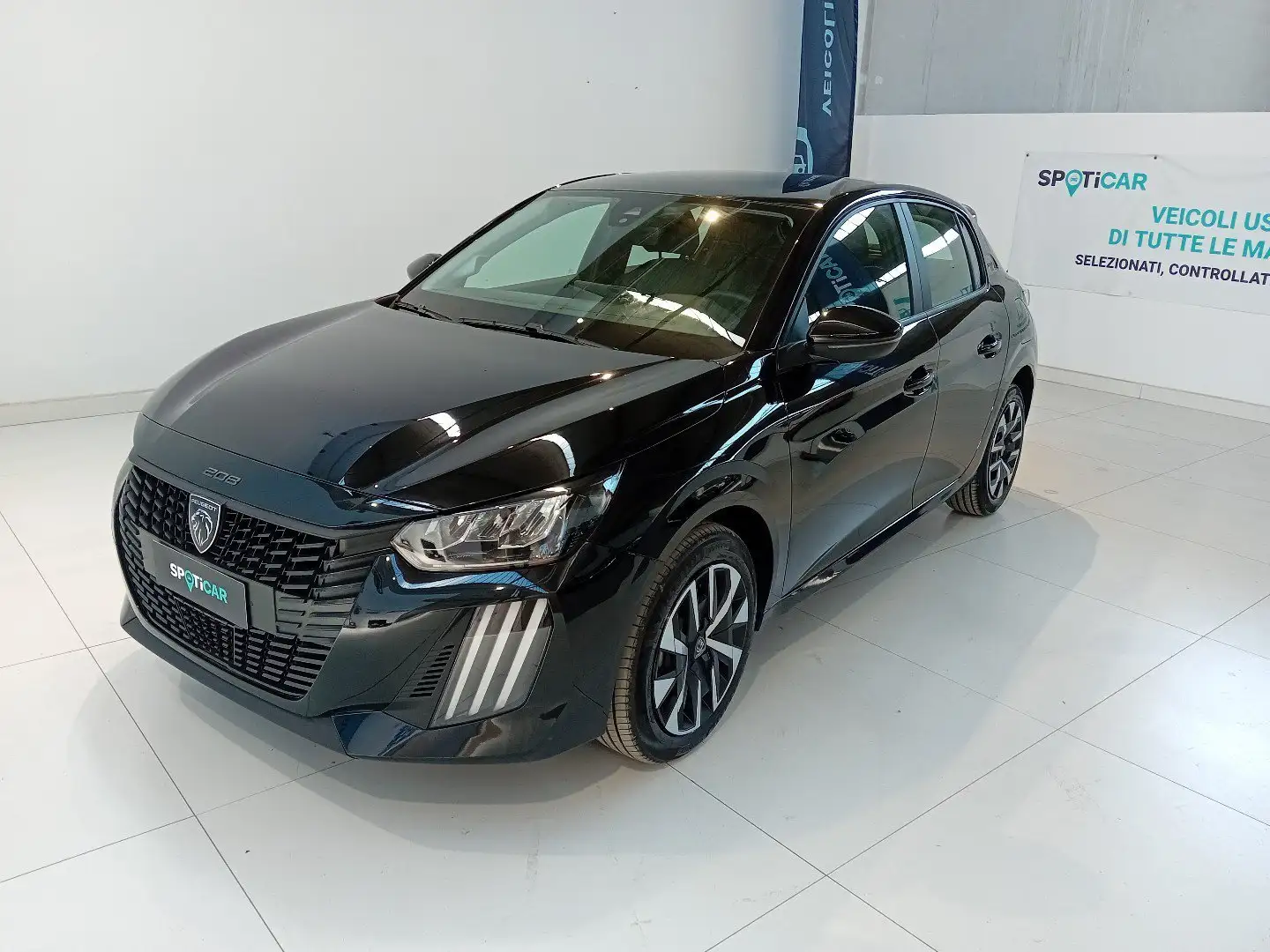 Peugeot 208 Hybrid 100 e-DCS6 Style Nero - 1