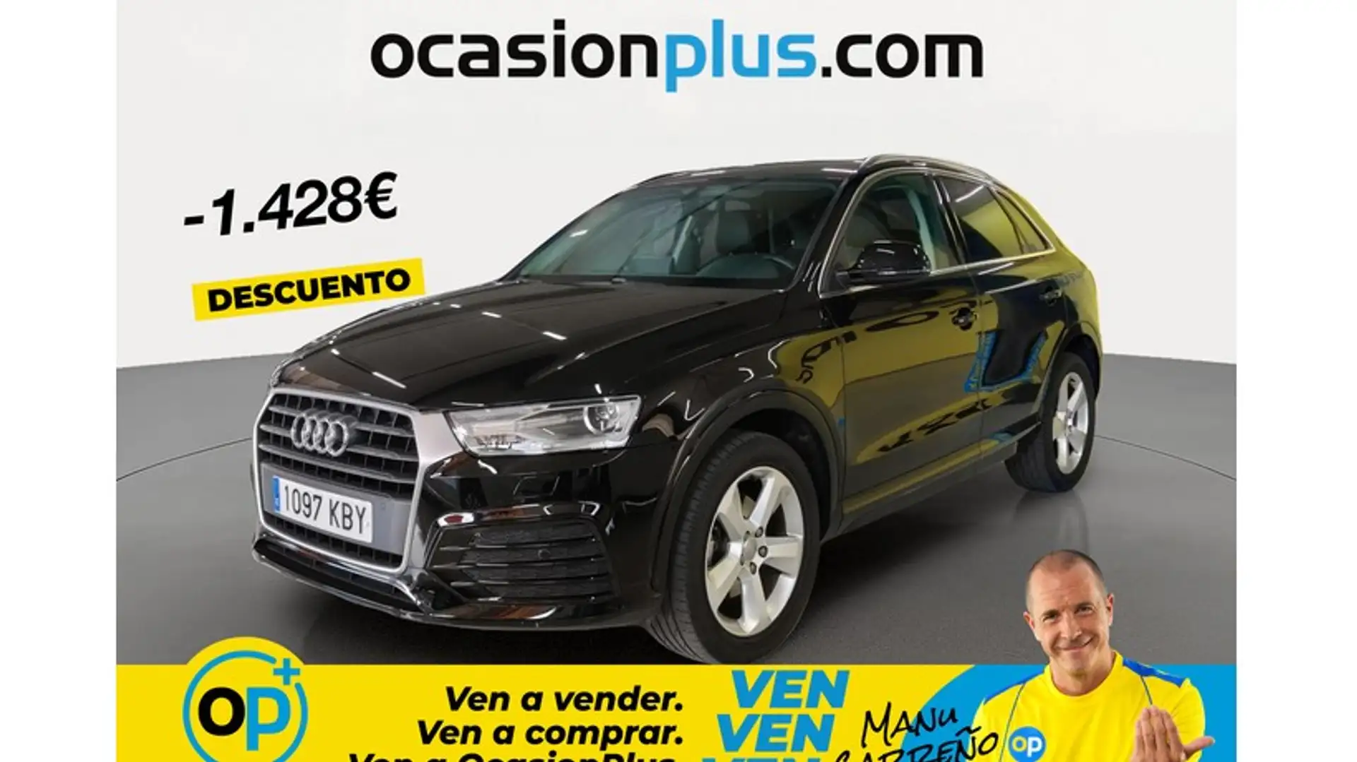 Audi Q3 2.0TDI Sport edition 110kW(4.75) Negro - 1