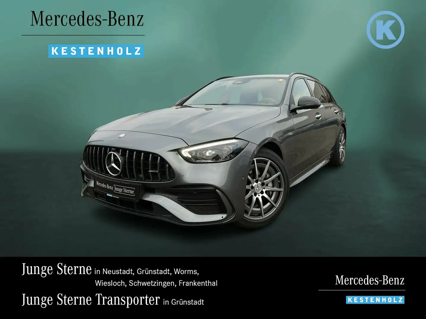 Mercedes-Benz C 43 AMG C 43 T AMG 4M NIGHT+VOR-DISTRO+360+KEYL+MEMO+TWA Grau - 1