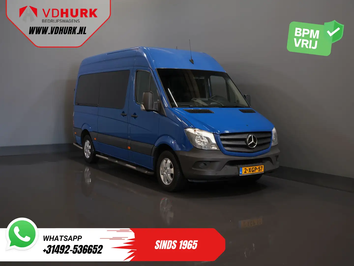 Mercedes-Benz Sprinter 213 2.2 CDI Aut. L2H2 €13.915,- Incl. BTW (BPM VRI Bleu - 1