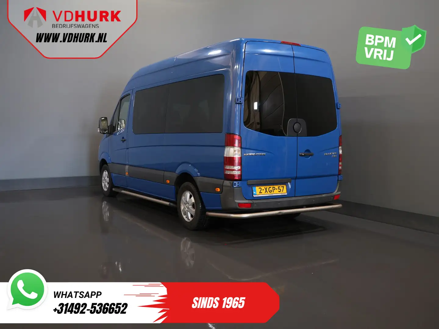 Mercedes-Benz Sprinter 213 2.2 CDI Aut. L2H2 €13.915,- Incl. BTW (BPM VRI Bleu - 2