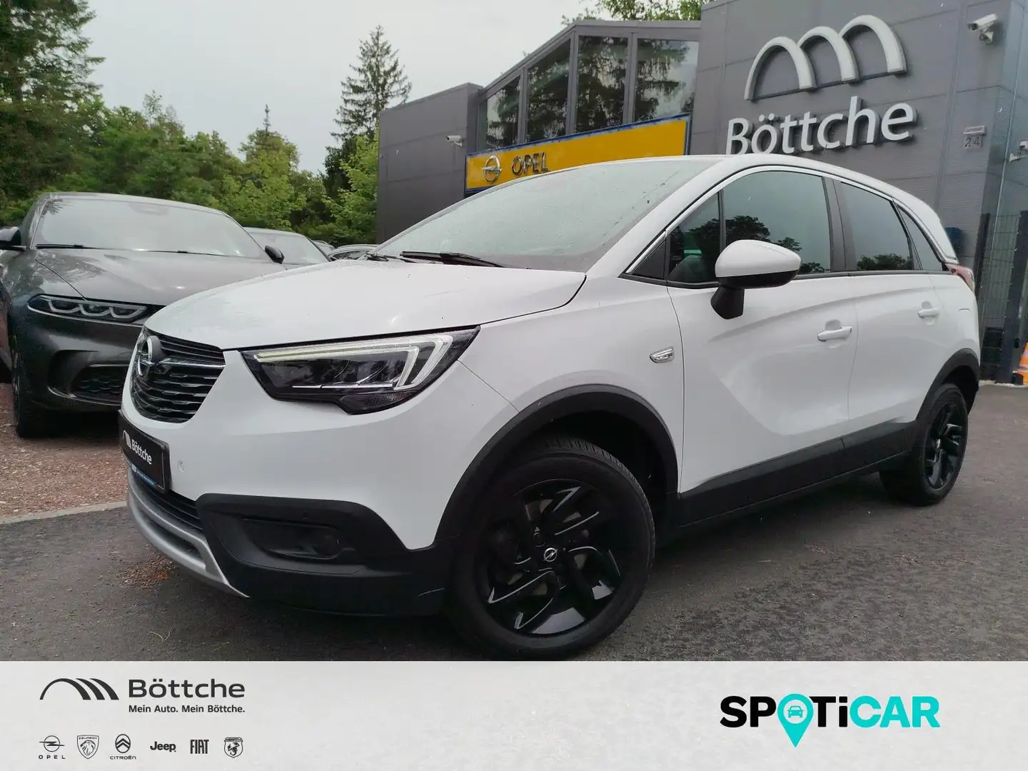 Opel Crossland 1.2 Innovation LED/Navi/SHZ/PDC/Allwetter Blanc - 1