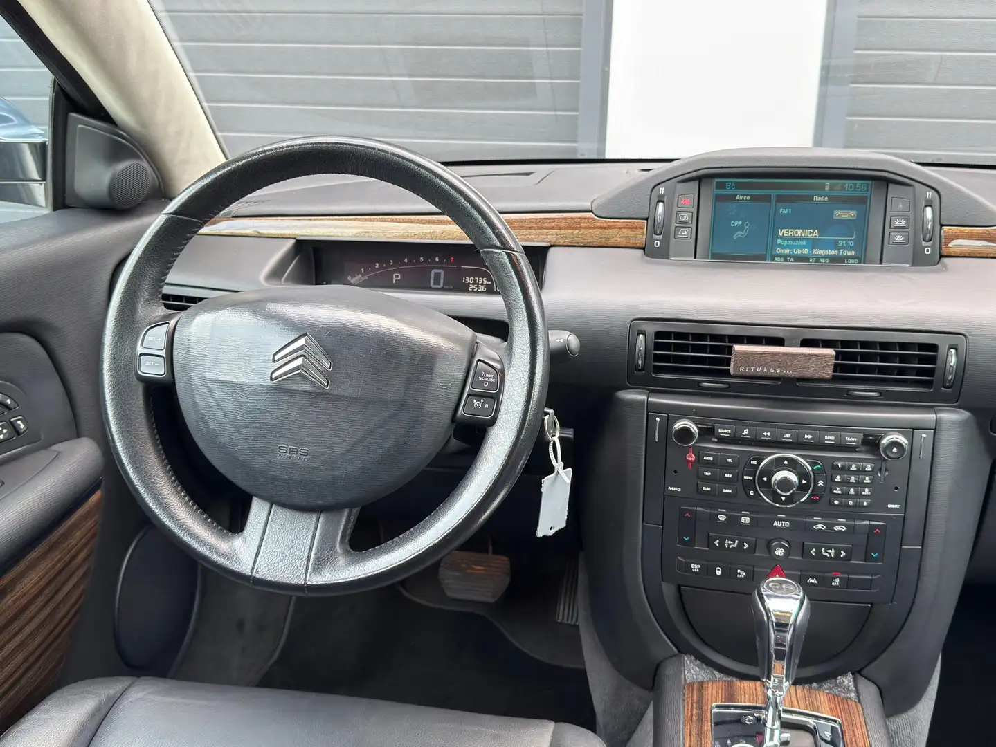 Citroen C6 3.0V6 Exclusive|UNIEK|LUCHTVERING|HEAD UP|LAGE KM Grau - 2