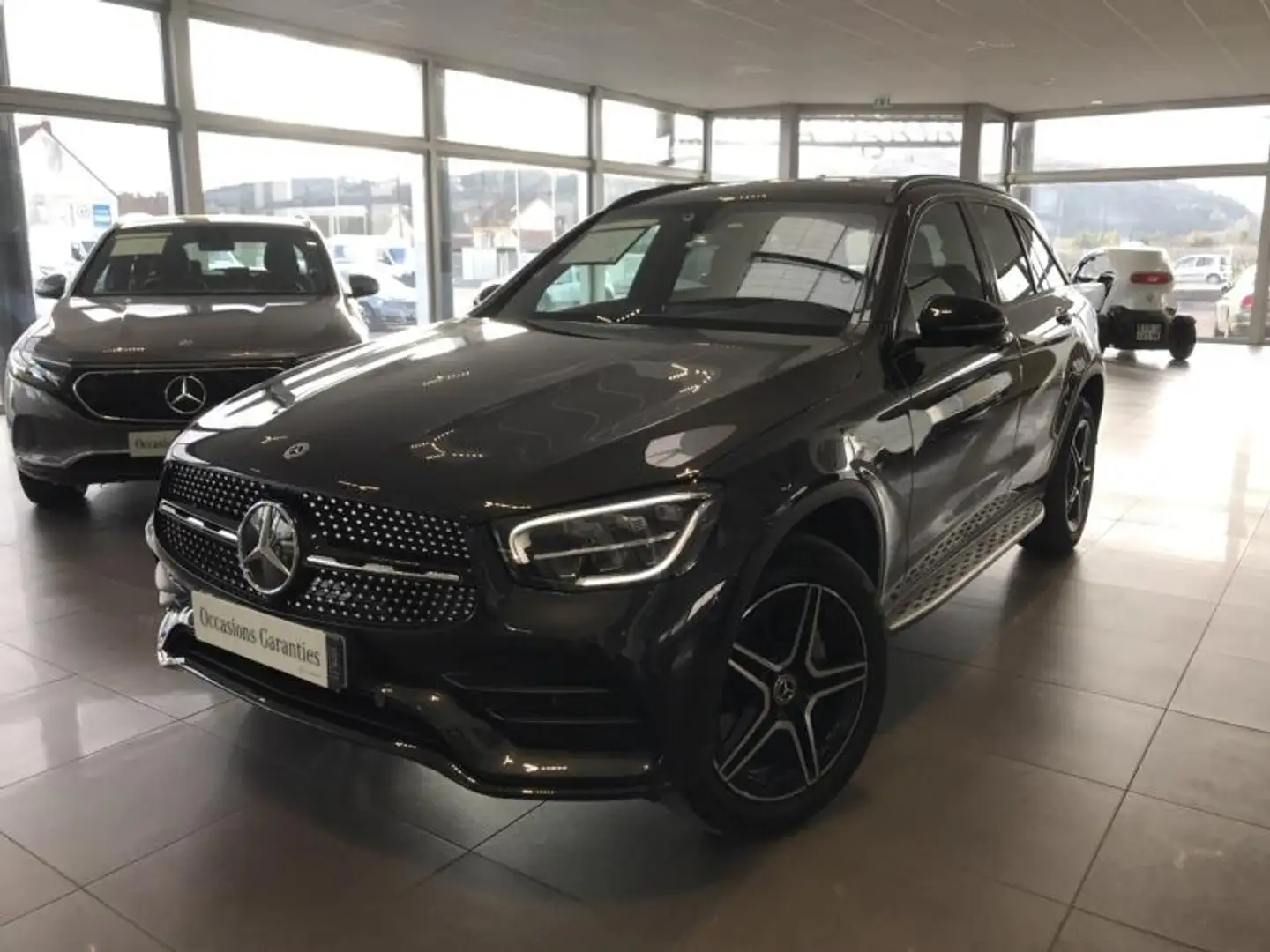 Mercedes-Benz GLC 300 300 de 194+122ch AMG Line 4Matic 9G-Tronic Grijs - 1