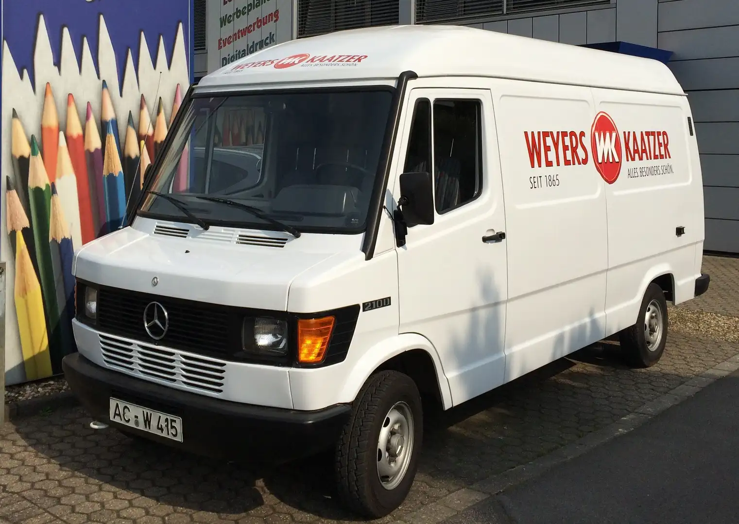 Mercedes-Benz 210/310 210D Kastenwagen Hochdach lang Fehér - 1