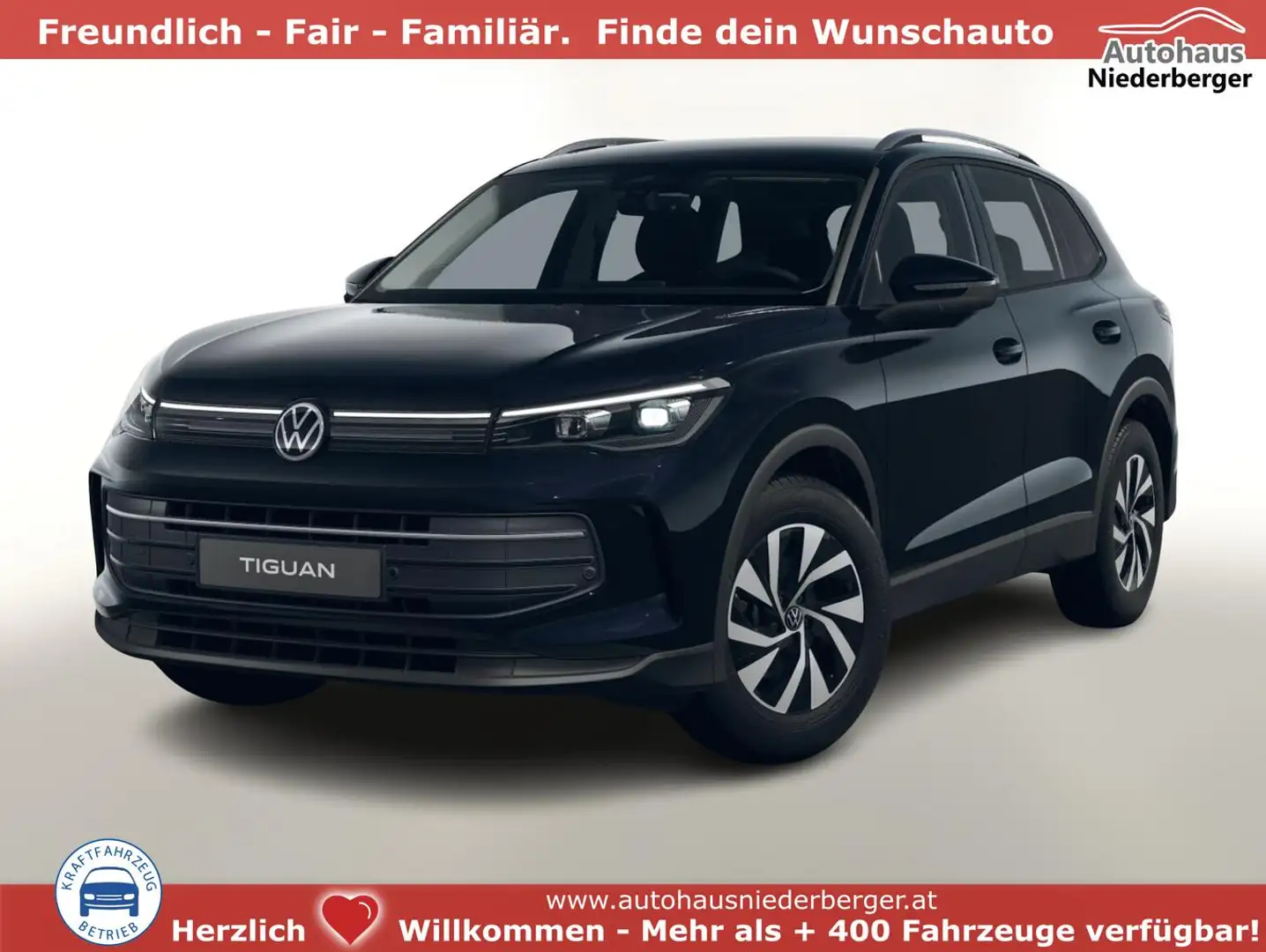 Volkswagen Tiguan 1.5 eTSI 150 DSG LED+ AHK eHk ParkAs SHZ 110 kW... Zwart - 1