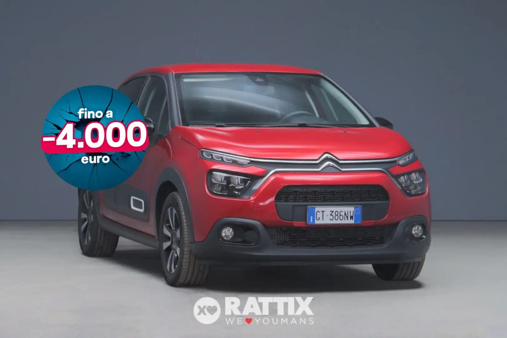 Citroen C3 1.2 Puretech 110CV Max Rosso - 1