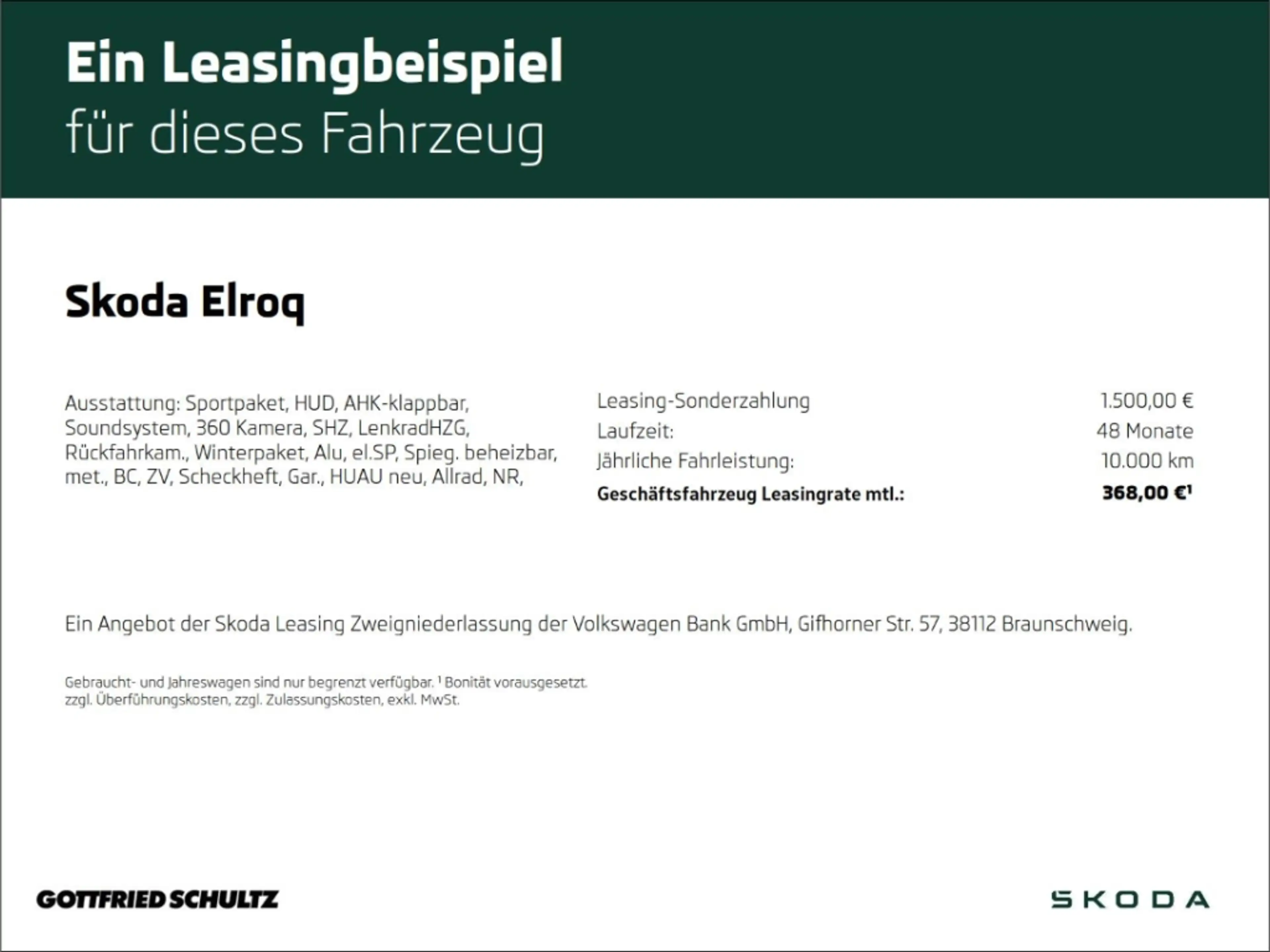 Skoda Elroq 85x Sportline 82 kWh Batterie Elektromotor kW 1-Ga — photo 2