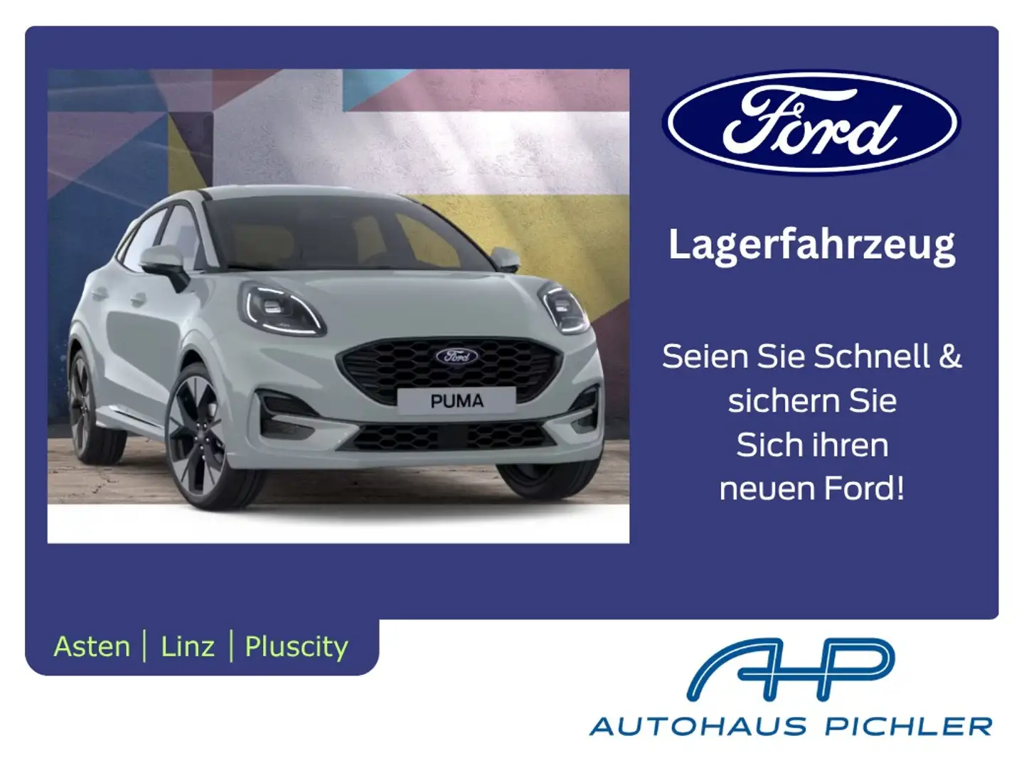 Ford Puma ST-Line 1,0 EcoB. 125PS LEASING AKTION Schwarz - 1