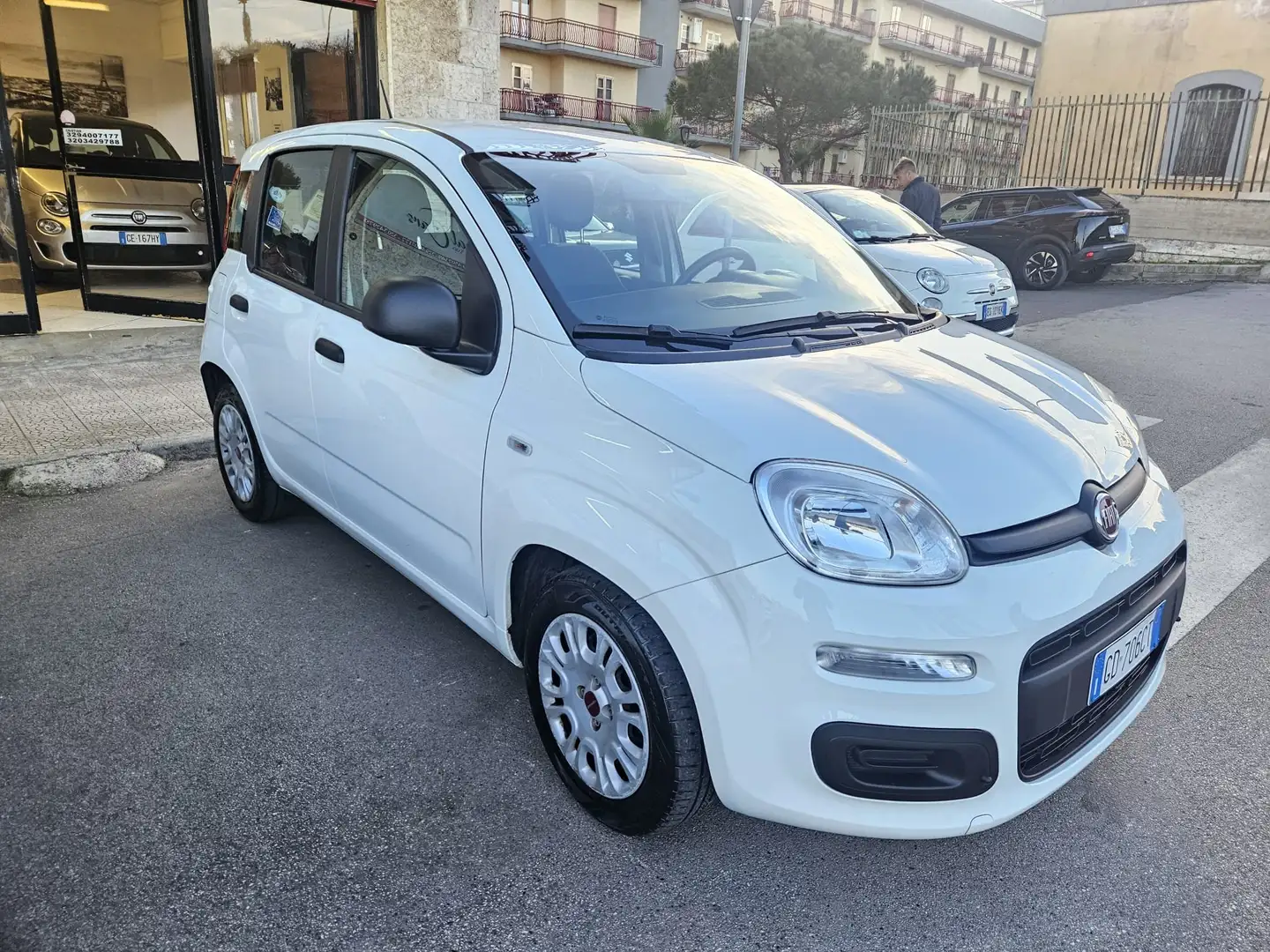 Fiat Panda Panda 1.0 firefly hybrid s Blanc - 2