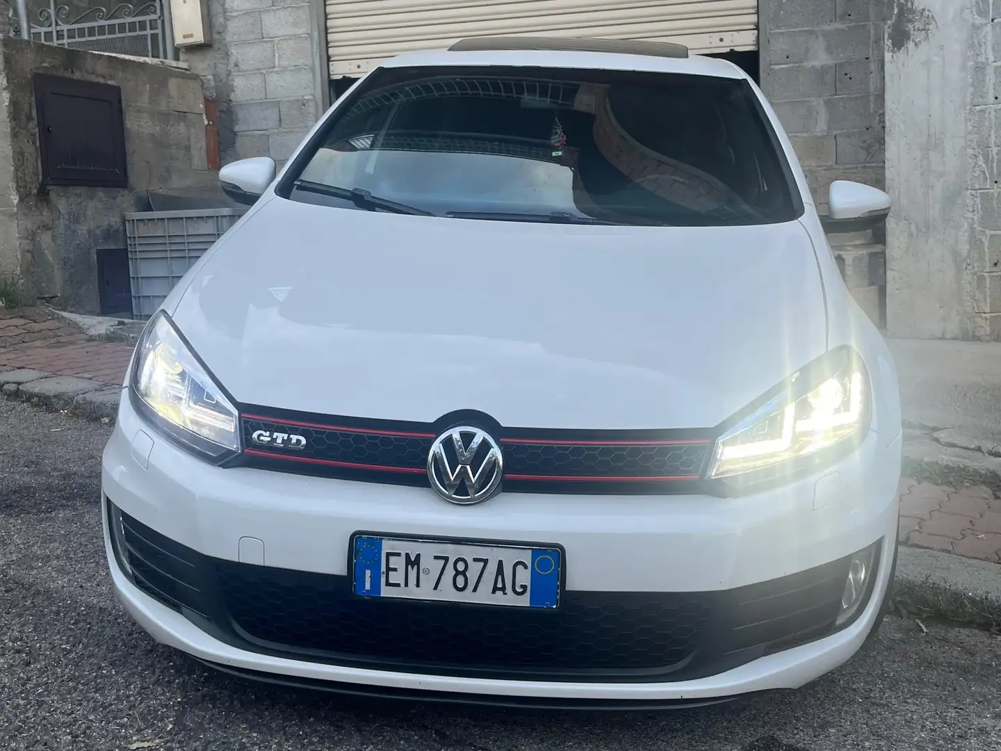 Volkswagen Golf Golf VI 2008 5p 2.0 tdi Gtd dsg Bianco - 2